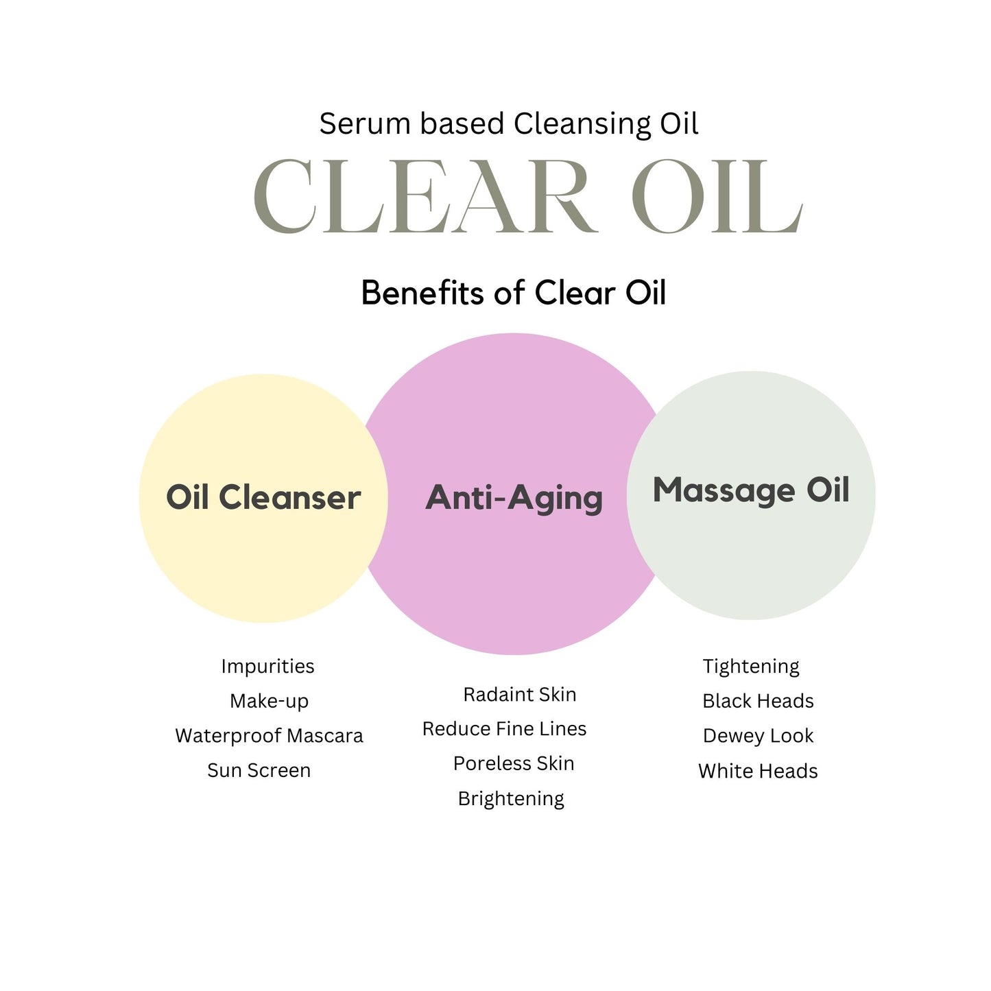 New THE - The Virgin Clear Oil